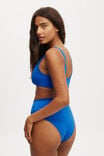 Smoothing Plunge Front Bikini Top, DAZZLING BLUE - alternate image 3