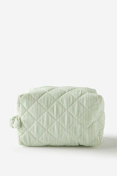 Body Cos Case, GREEN PINSTRIPE