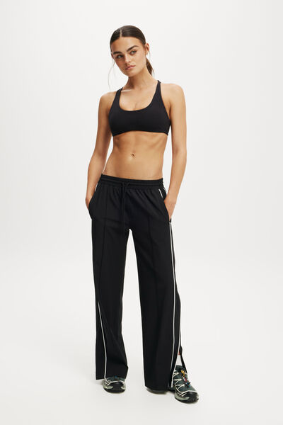 Resort Sport Stretch Pant Asia Fit, BLACK/WHITE