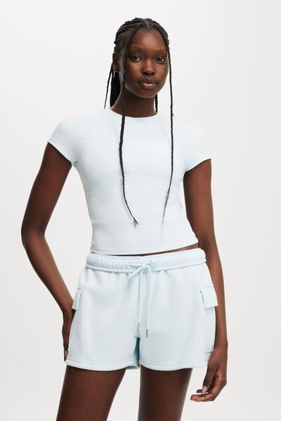 Ultra Soft Fitted Tshirt, CLEAR WATER