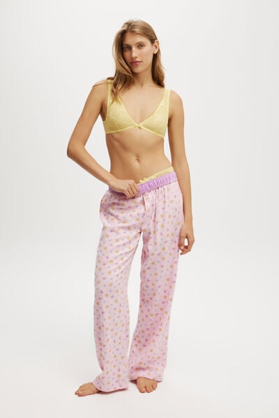 Flannel Wide Leg Pant, FRENCH FAIRYTALE LOTTI DITSY