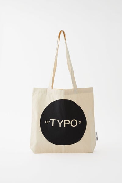 Foundation Typo Tote, TYPO CIRCLE
