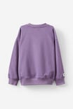 Bluey Oversized Crew, LCN BLU DARK MAUVE/BINGO - alternate image 3