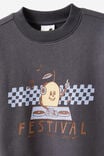 Sammy Oversized Crew, WASHED PHANTOM/LEMON FESTIVAL - alternate image 4