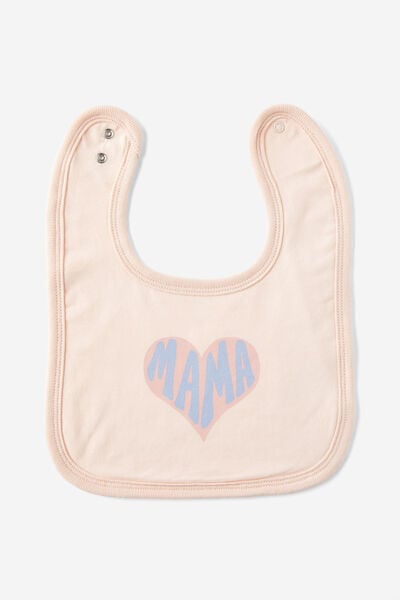 The Baby Bib, PINK PEARL/MAMA HEART