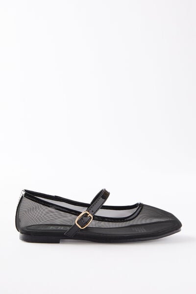 Olivia Ballet Flat, BLACK/MESH