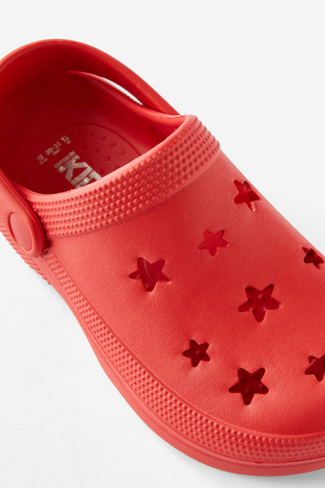 Beach Clog Sandal, VARSITY RED