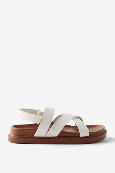 Blair Multi Strap Sandal, WHITE