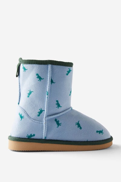Kids Home Boot, DAWN BLUE/DINO