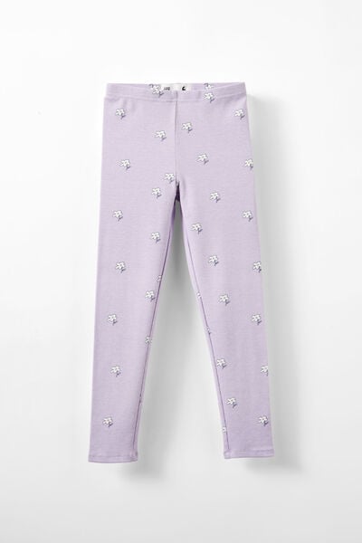 Huggie Tights, VINTAGE LILAC/MINI BLOMMA