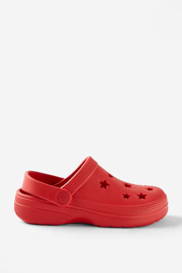 Beach Clog Sandal, VARSITY RED