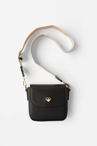 Coco Crossbody Bag, BLACK