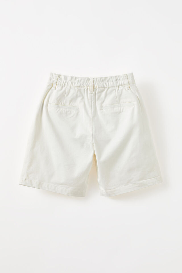 Pleat Front Short, VANILLA