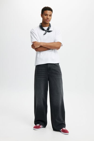 Super Baggy Jean, Y2K WASHED BLACK