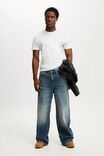 Camiseta - Classic Fit T-Shirt, WHITE - vista alternativa 2