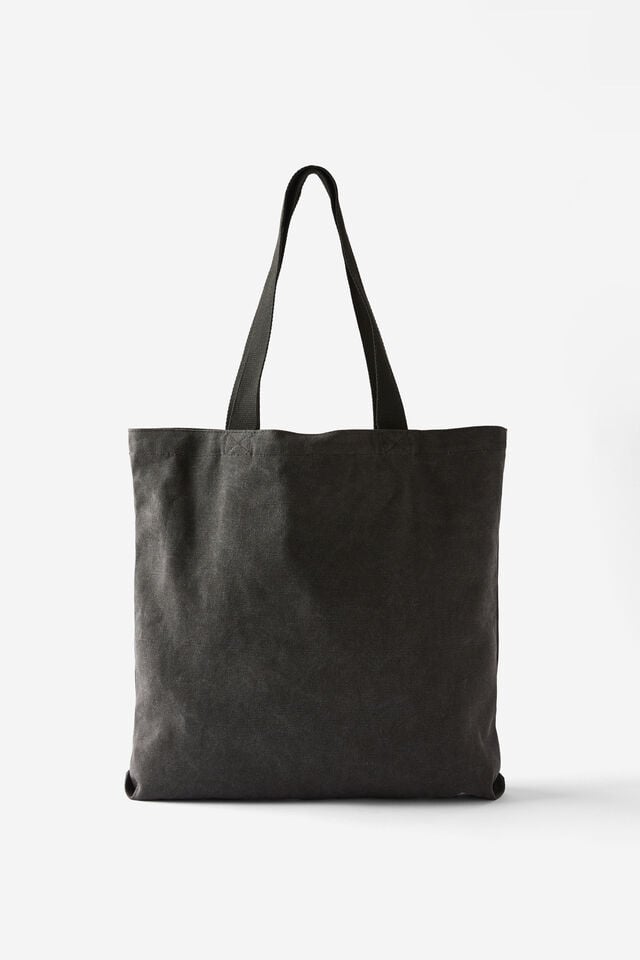 Courier Tote Bag, BLACK
