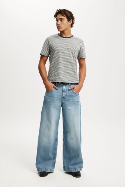 Y2k Super Wide Jean, SOLACE BLUE