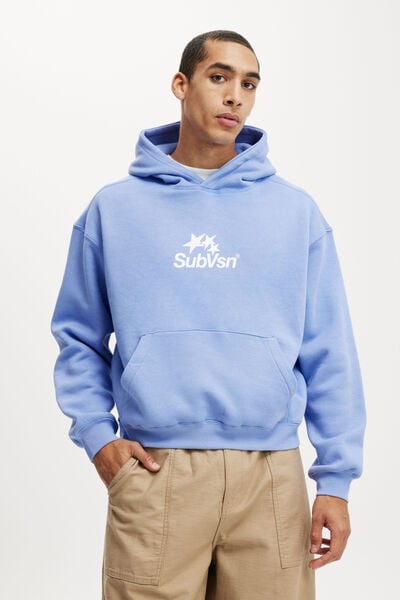 Box Fit Graphic Hoodie, PEARL LILAC / SUBVSN
