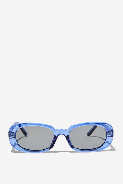 Fluid Sunglasses, RAVE BLUE CRYSTAL/GREY