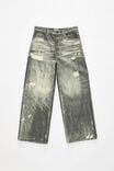 Super Baggy Jean, DIGITAL RIPS BLACK - alternate image 2