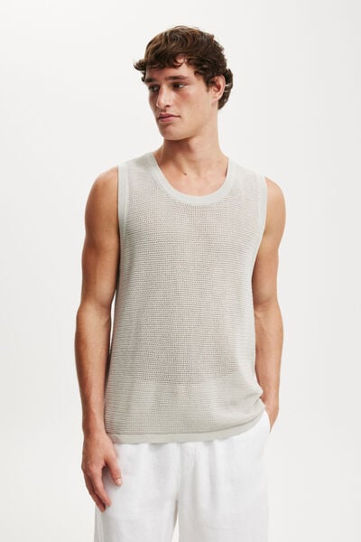 Knit Tank, GREY