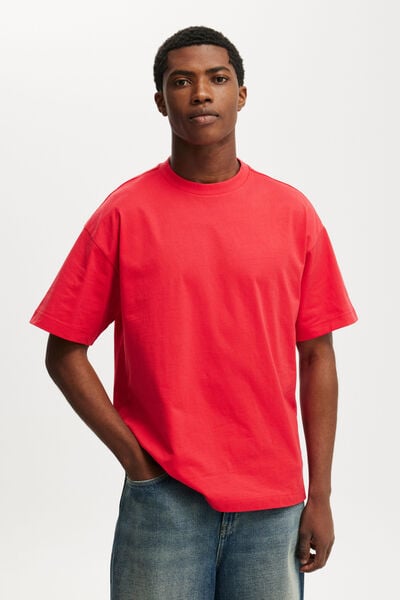 Box Fit T-Shirt, RACE RED