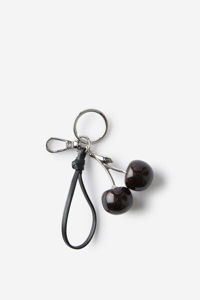 Bag Charm, BLACK SOUR CHERRY