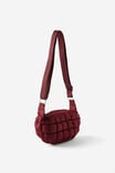 Bolsa - Mini Bowie Crescent Bag, SOUR CHERRY QUILTED BUBBLE - vista alternativa 1