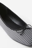 Miley Ballet, BLACK GINGHAM - alternate image 2