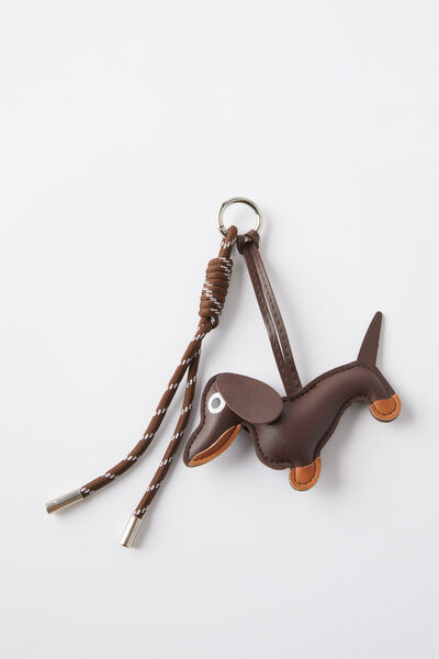 Bag Charm, PADDED DACHSHUND ROPE