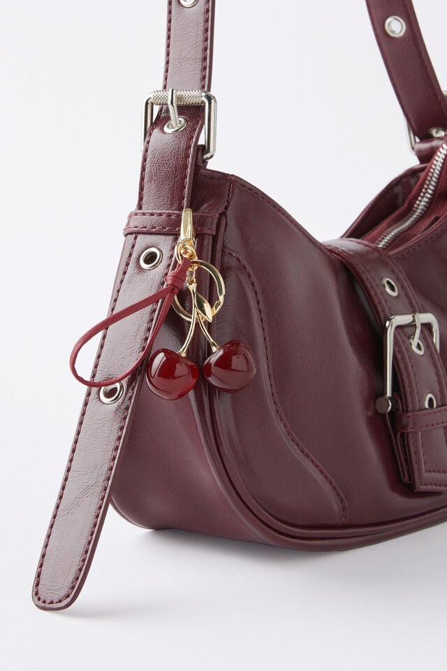 Bag Charm, RED CHERRY