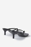 Eve Flip Flop Kitten Heel, BLACK SMOOTH - alternate image 3