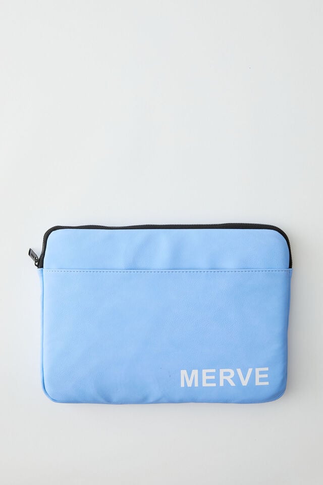 Personalised Core Laptop Cover 13 Inch, CORNFLOWER