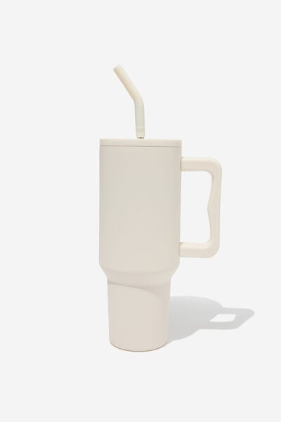 The Traveller Metal Tumbler, ECRU