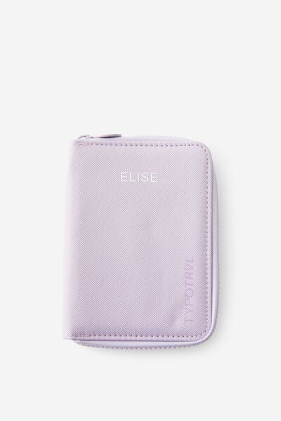 Personalised Traveller Passport Holder, LAVENDER HAZE