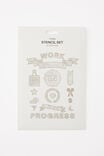 Stencil Set, DOT JOURNALLING - alternate image 1