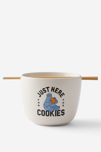 Collab X Feed Me Bowl, LCN SES COOKIE MONSTER