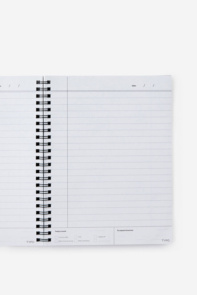 A5 Spinout Notebook V2, BORN TO DILLY DALLY