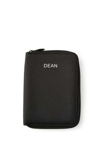 Personalised Traveller Passport Holder, BLACK