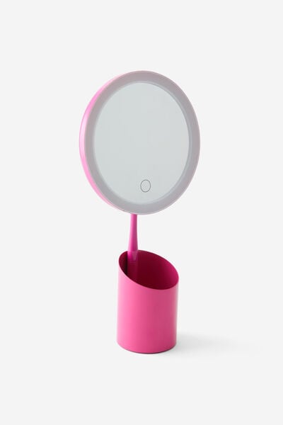 Hold It All Vanity Mirror, SIZZLE PINK