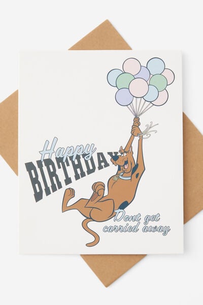Nice Birthday Card, LCN WB SCOOBY DOO BALLOONS