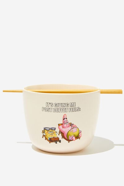 Collab X Feed Me Bowl, LCN NIC SPONGEBOB BUFFET FEELS