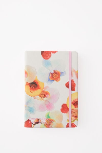 2025 26 A5 Daily Buffalo Diary, FRUIT ORCHID / WHITE