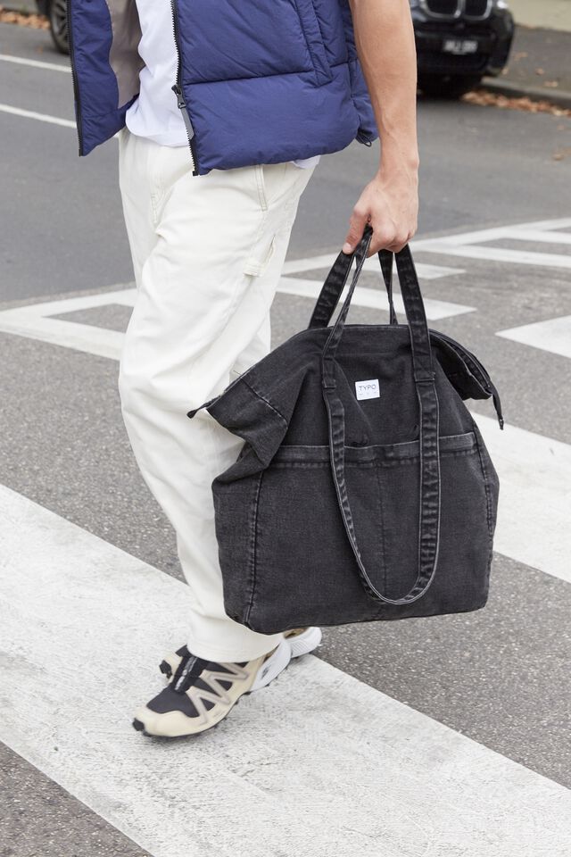 Wellness Tote Bag, BLACK