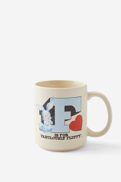 Daily Mug, F IS FOR FABULOUSLY FLUFFY