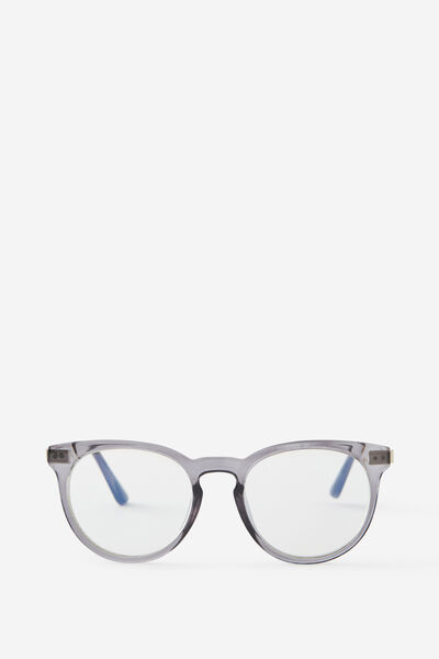 Remi Blue Light Blocking Glasses, TINTED BLACK