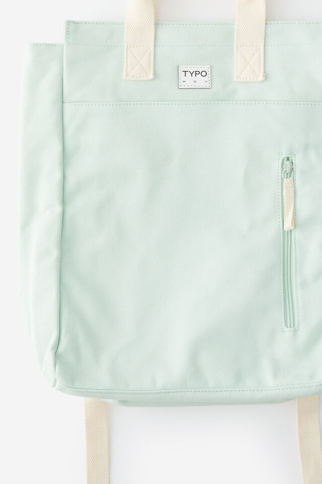 Got Your Back Tote Backpack, PASTEL MINT