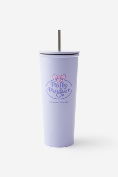 Collab Metal Smoothie Cup, LCN MAT POLLY POCKET