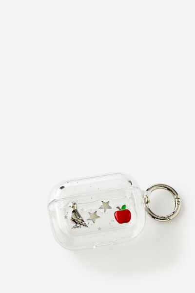 Trinket Earbud Case Pro, TRAPPED NYC ICONS/CLEAR