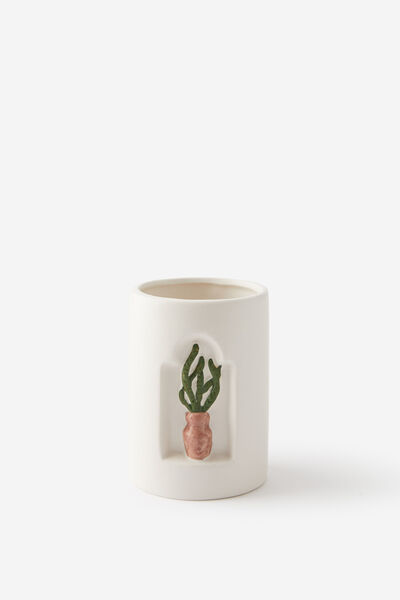 Little World Ceramic Holder, PLANT